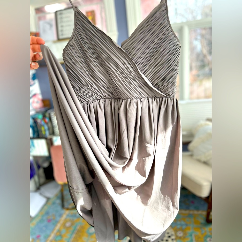 Banana Republic grey cocktail dress size 8